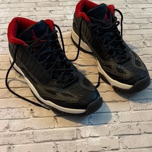 Jordan Black and Red Men's Sneakers